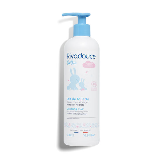 Lait De Toilette Bebe Bio Grand Format La Toilette Rivadouce