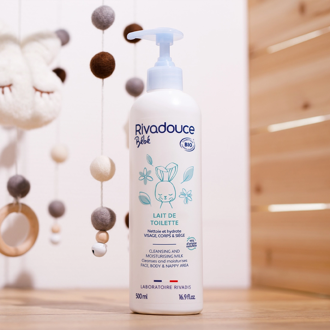 LAIT DE TOILETTE BÉBÉ BIO 500ML image number null